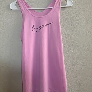 Nike Pink Athletic Tank Top | Swoosh Logo | Activewear